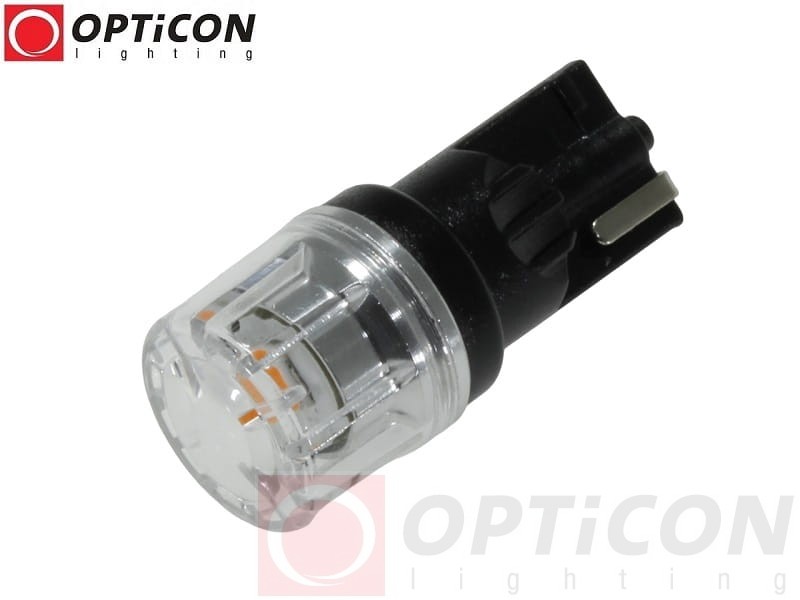 Żarówka Led W5W T10 1x SMD3030 12V Pomarańczowy OPTICON PREMIUM