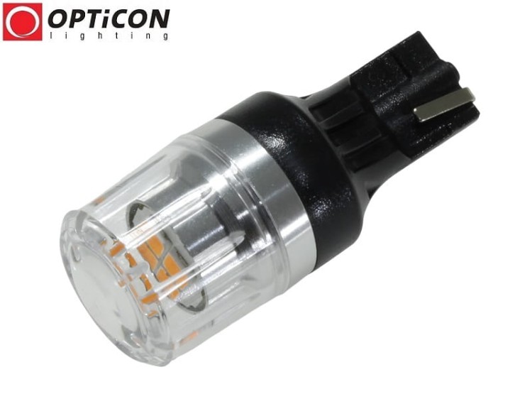 Żarówka Led W16W T15 4x SMD 3030 12V Pomarańczowy CANBUS OPTICON PREMIUM