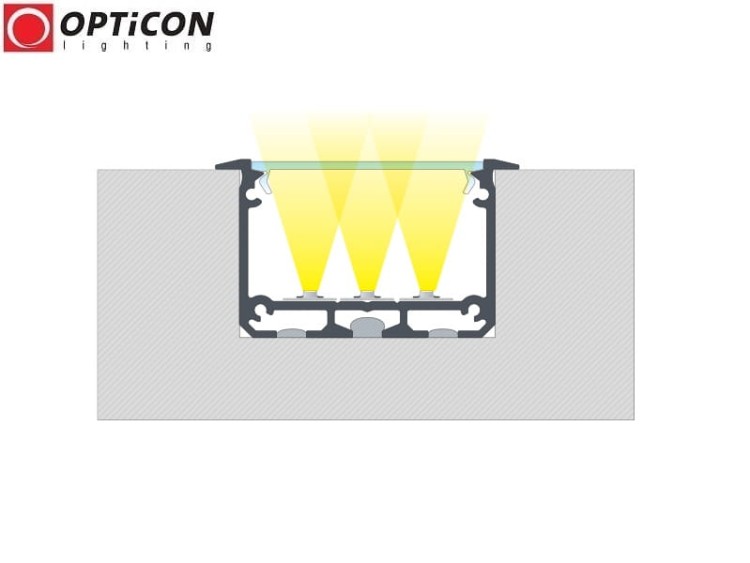 Profil LED G6 Srebrny aluminium anodowane - 200 cm