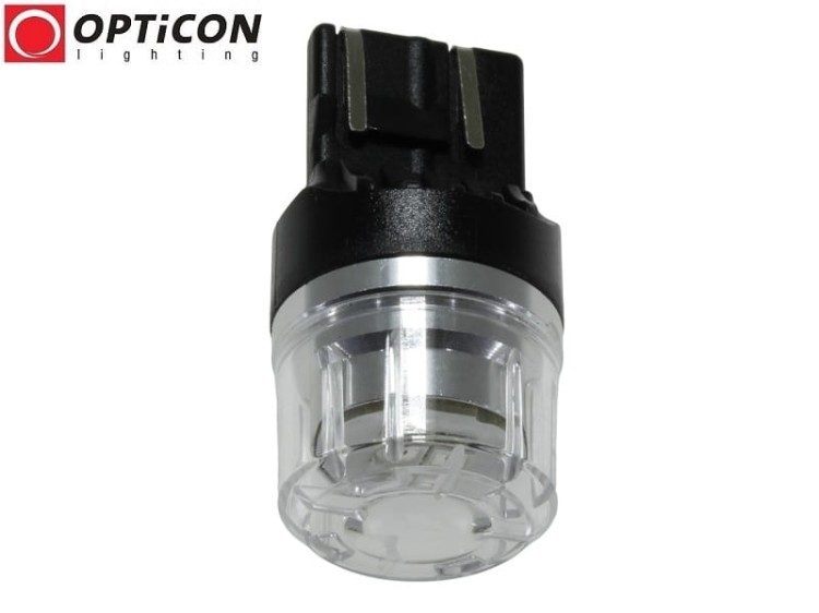 Żarówka Led W21W T20 4x SMD 3030 12V Czerwony OPTICON PREMIUM