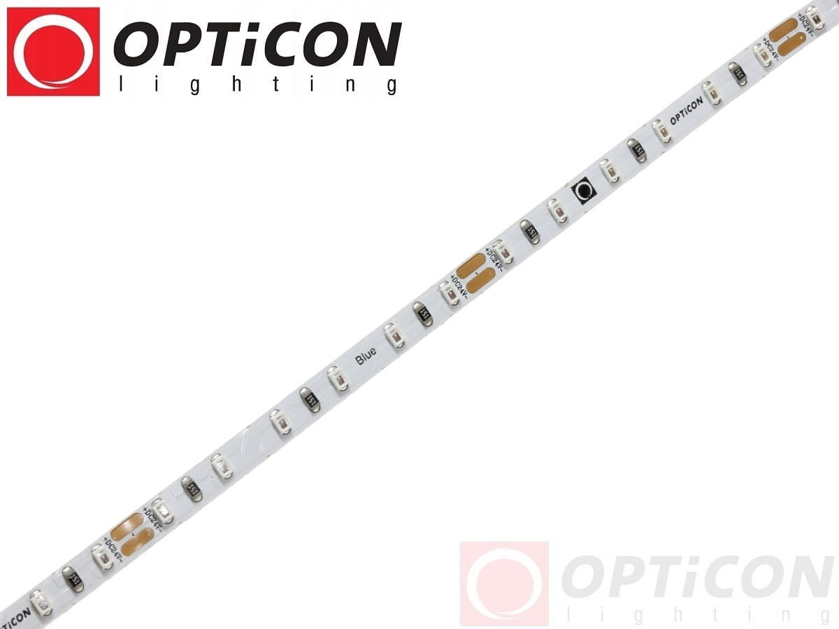 Taśma LED 24V 600 SMD 2216  4mm IP20 7,2W /m Niebieski OPTICON PREMIUM