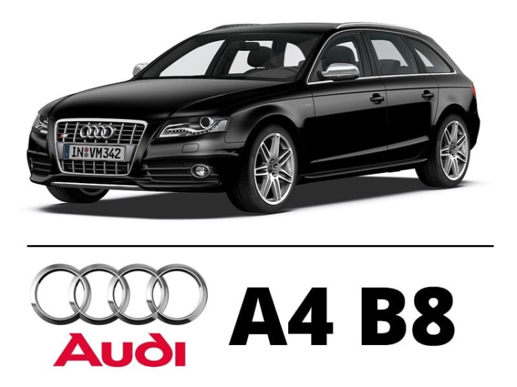 AUDI A4 B8 Avant - Zestaw oświetlenie kabiny LED Standard 4000K - 10 / 16 żarówek