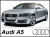 AUDI A5 S5 Coupe - Zestaw oświetlenie kabiny LED Standard 4000K - 13 żarówek