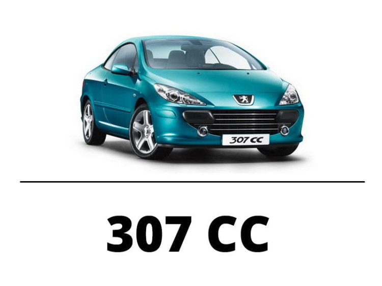 Peugeot 307 CC - Zestaw oświetlenie kabiny LED Standard 4000K - 5 żarówek