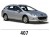 Peugeot 407 SW - Zestaw oświetlenie kabiny LED Standard 4000K - 8 żarówek