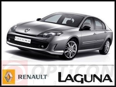 Renault Laguna III - Zestaw oświetlenie kabiny LED Standard 4000K - 12 żarówek