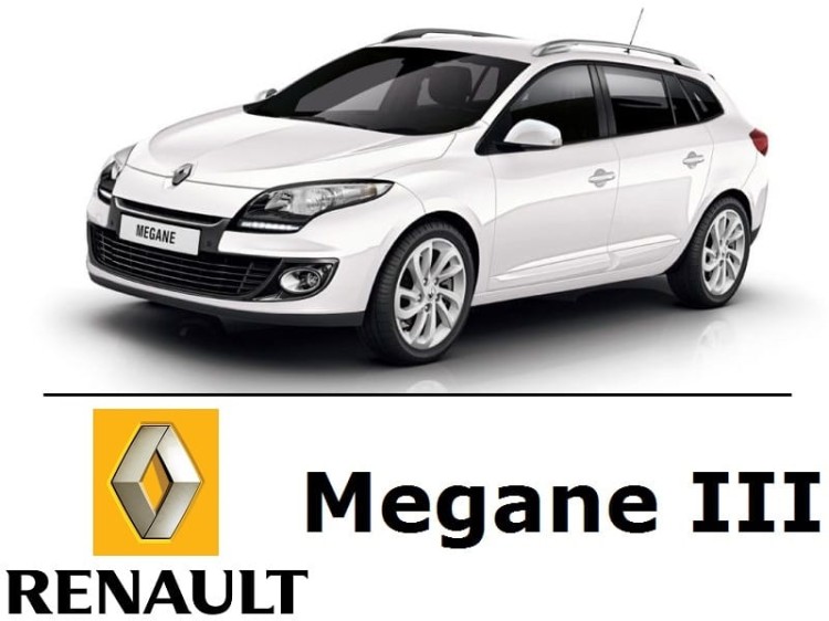 Renault Megane III Grandtour - Zestaw oświetlenie kabiny LED Standard  4000K - 12 żarówek