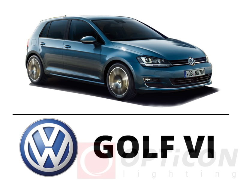 Volkswagen Golf VI - Zestaw oświetlenia kabiny LED Standard 4000K - 11 żarówek