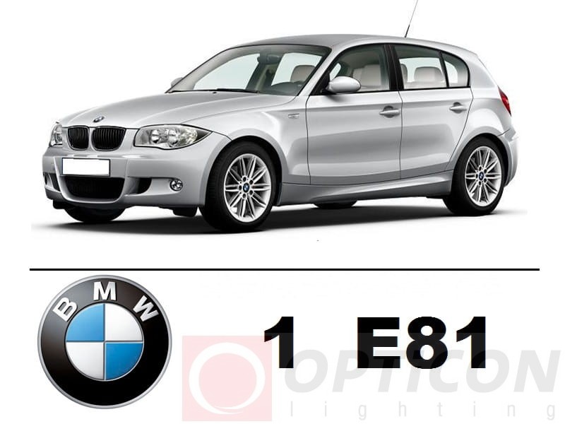 BMW 1 E81 - Zestaw oświetlenie kabiny LED Standard 4000K - 6 żarówek