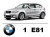 BMW 1 E81 - Zestaw oświetlenie kabiny LED Standard 4000K - 6 żarówek
