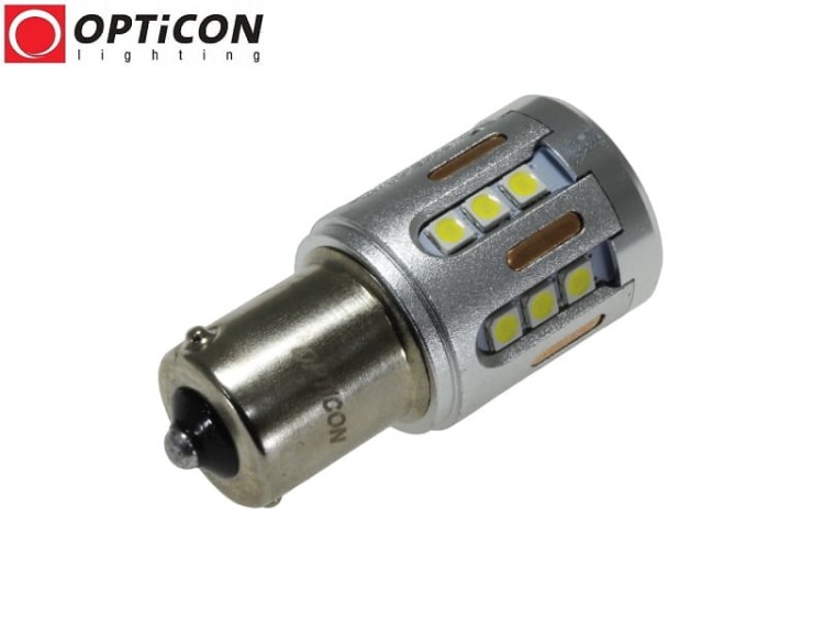 Peugeot 307 - Światło wsteczne / cofania LED P21W Ba15s Opticon Premium - 1 żarówka