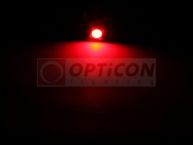 Żarówka Led Bx8.5d 1x SMD5050 12V W1,2W Czerwony