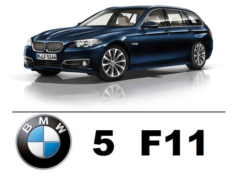 BMW 5 F11 Touring - Zestaw oświetlenie kabiny LED 4000K Standard - 20 / 21 żarówek