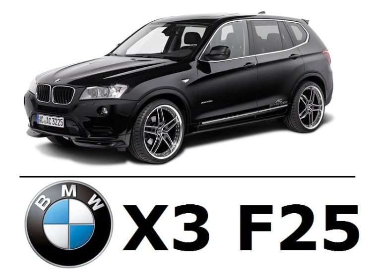 BMW X3 F25 - Zestaw oświetlenie kabiny LED 4000K Standard - 20 żarówek