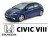 Honda Civic VIII - Zestaw oświetlenie kabiny LED 4000K Standard - 4 żarówki