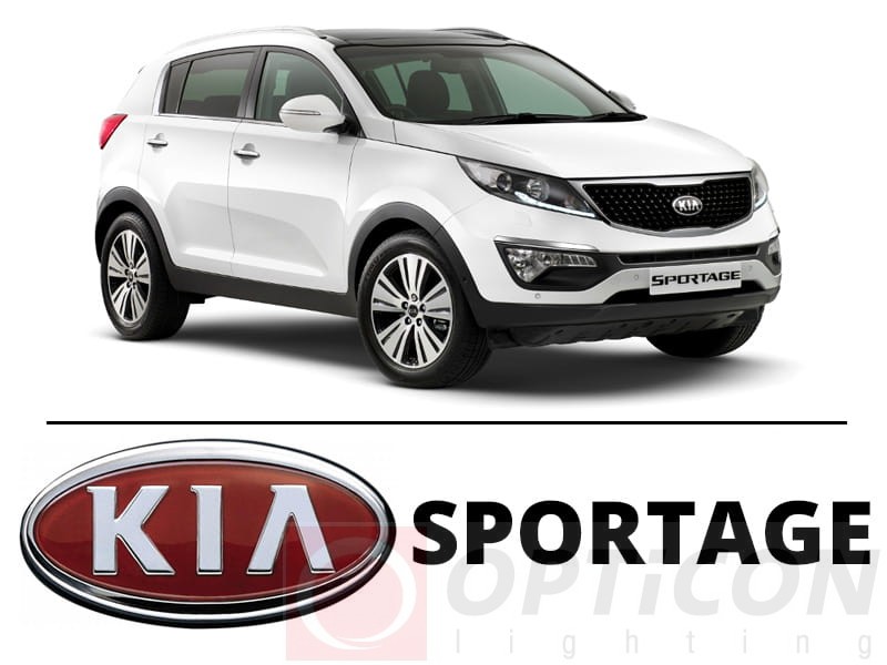 KIA Sportage III - Zestaw oświetlenie kabiny LED 4000K Standard - 7 żarówek