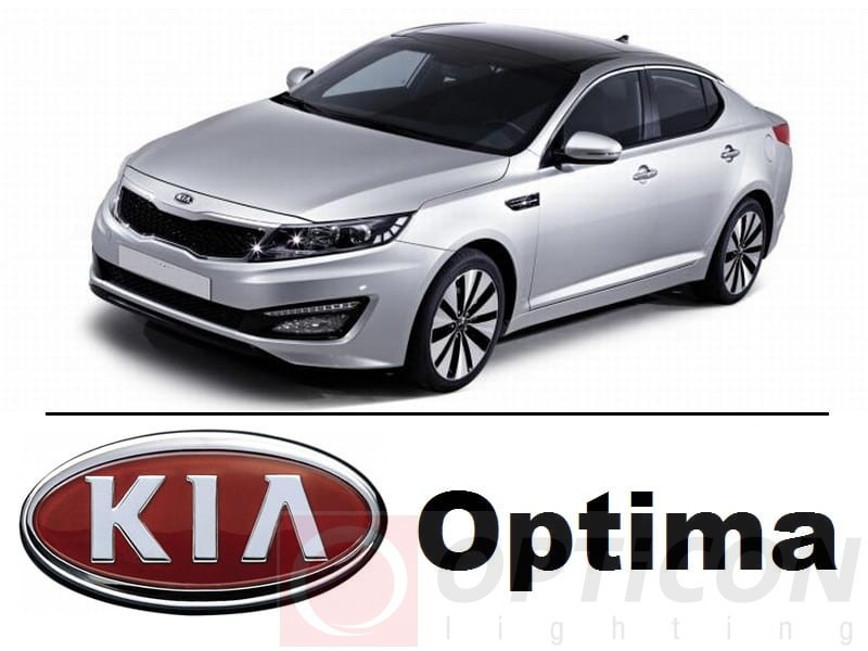 KIA Optima III - Zestaw oświetlenie kabiny LED 4000K Standard - 9 żarówek