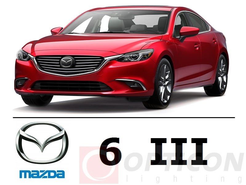 Mazda 6 III Sedan - Zestaw oświetlenie kabiny LED 4000K Standard - 10 żarówek