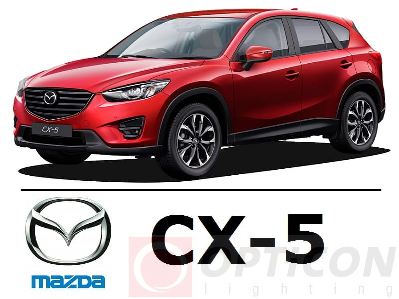 Mazda CX-5 I - Zestaw oświetlenie kabiny LED 4000K Standard - 7 żarówek