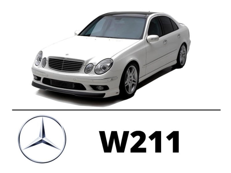 Mercedes W211 Sedan - Zestaw oświetlenie kabiny LED 4000K Standard - 18 żarówek