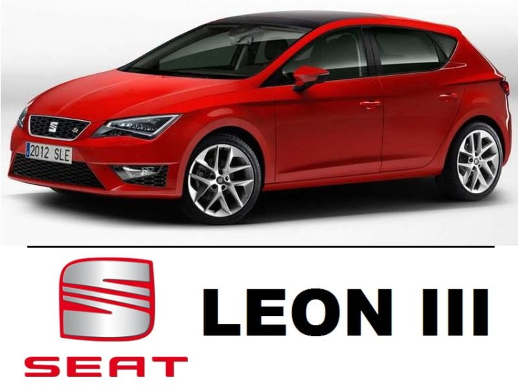 Seat Leon III - Zestaw oświetlenie kabiny LED 4000K Standard - 8 żarówek