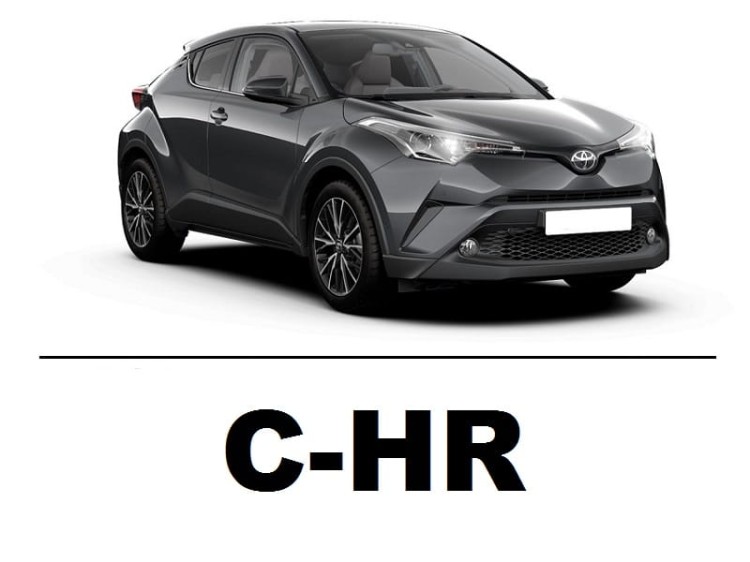 Toyota C-HR - Zestaw oświetlenia kabiny LED 4000K Standard - 6 żarówek