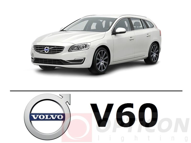 VOLVO V60 - Zestaw oświetlenie kabiny LED 4000K Standard - 14 żarówek
