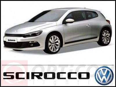 Volkswagen Scirocco - Zestaw oświetlenia kabiny LED 4000K Standard - 9 żarówek