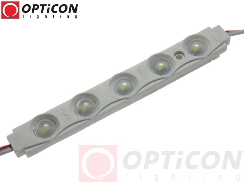 Moduł LED 24V 2W 5x SMD2835 IP65 Biały Zimny 6000K - 1 sztuka