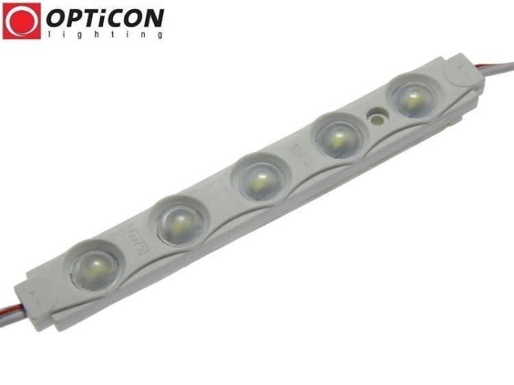 Moduł LED 24V 2W 5x SMD2835 IP65 Biały Zimny 6000K - 1 sztuka