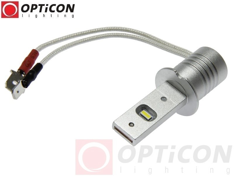 Żarówka LED H3 11W 12V 24V DC 1100lm 6000K OPTICON PREMIUM