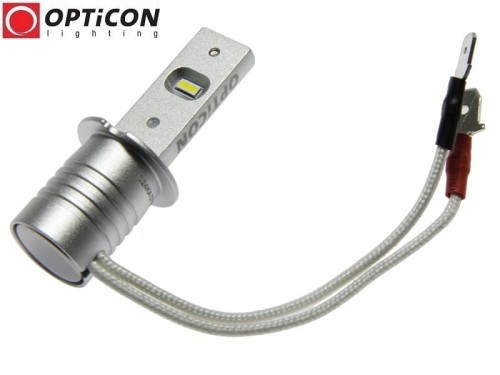 Żarówka LED H3 11W 12V 24V DC 1100lm 6000K OPTICON PREMIUM