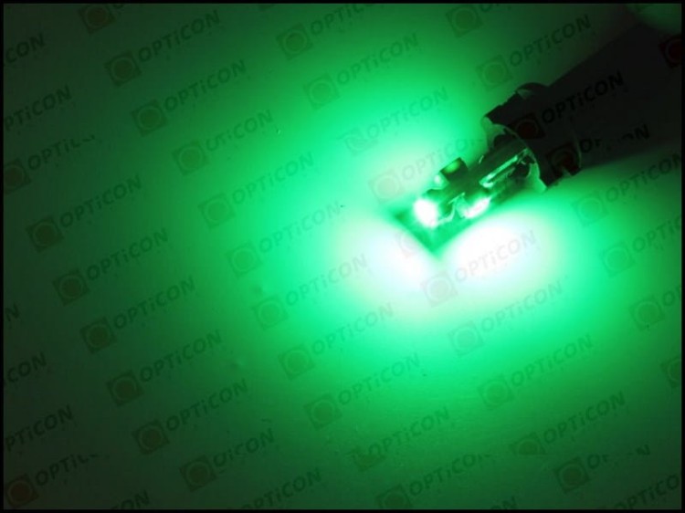 Żarówka Led T5 R5 3x SMD3528 12V Zegary W1,2W Zielony