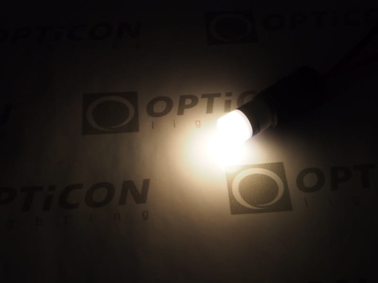Żarówka Led W5W T10 12V DC 1x SMD 3030 Biały Ciepły 3000K OPTICON PREMIUM