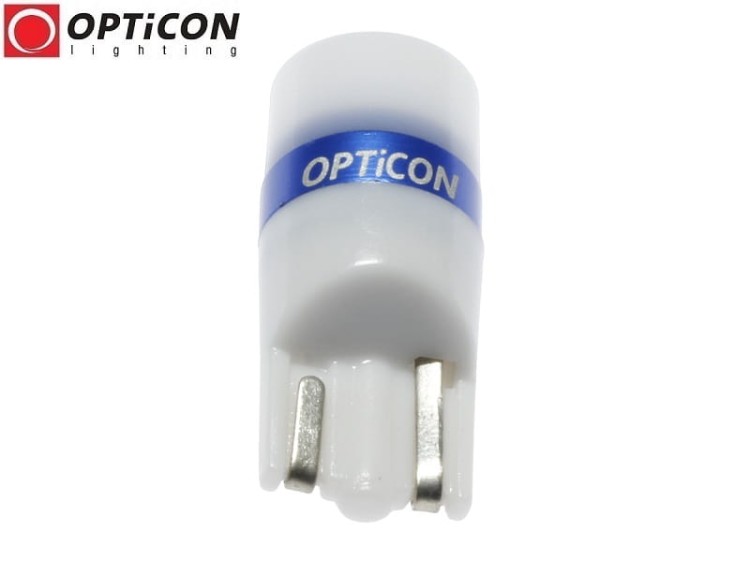 Żarówka Led W5W T10 12V DC 1x SMD 3030 Biały Neutralny 4500K OPTICON PREMIUM