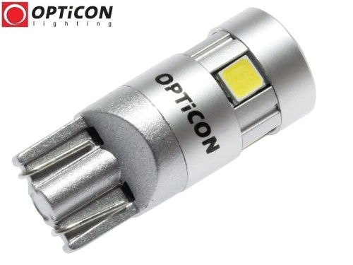 Żarówka Led W5W T10 12V DC 5x SMD 3030 Biały Neutralny 4500K OPTICON PREMIUM