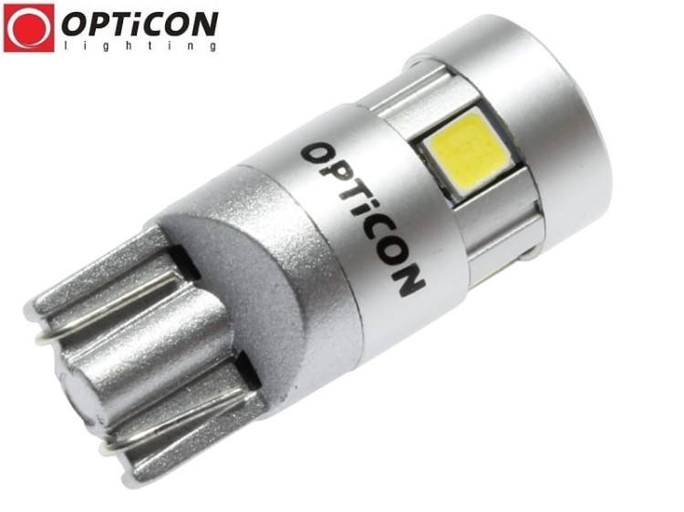 Żarówka Led W5W T10 12V DC 5x SMD 3030 Biały Neutralny 4500K OPTICON PREMIUM