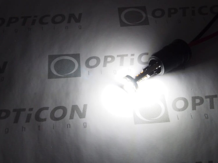 Żarówka Led W5W T10 12V DC 12x SMD 3030 Biały Zimny 6000K OPTICON PREMIUM