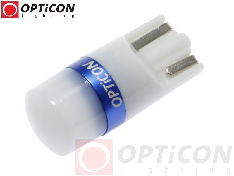 Żarówka Led W5W T10 12V DC 1x SMD 3030 Biały Zimny 6000K OPTICON PREMIUM