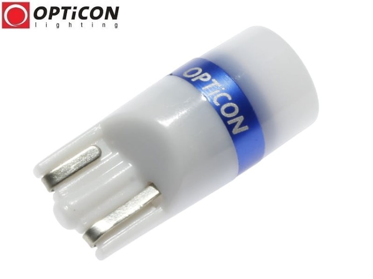 Żarówka Led W5W T10 12V DC 1x SMD 3030 Biały Zimny 6000K OPTICON PREMIUM