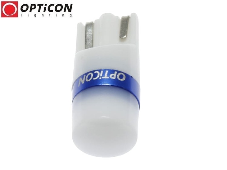 Żarówka Led W5W T10 12V DC 1x SMD 3030 Biały Zimny 6000K OPTICON PREMIUM