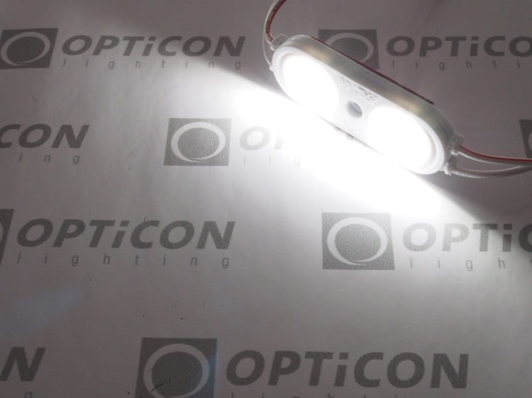 Moduł LED 24V 2W IP67 180st 2x SMD2835 Biały Zimny 6000K