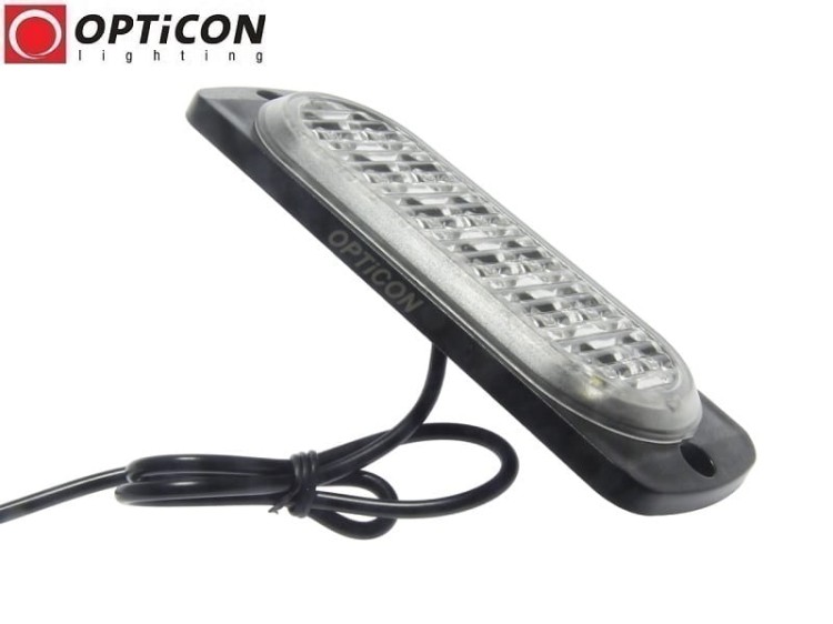 Moduł LED 12V 12x SMD2835 IP65 2W Biały Zimny 6000K OPTICON