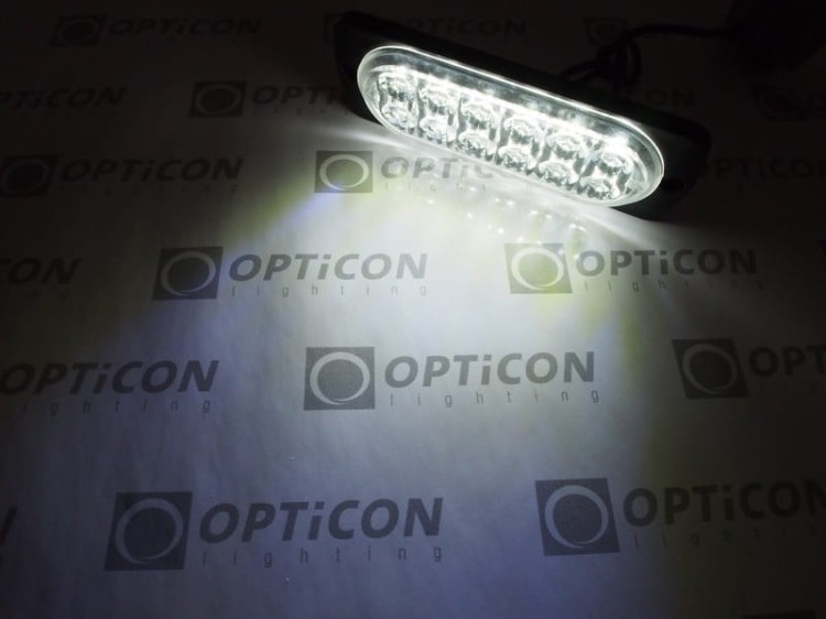 Moduł LED 12V 12x SMD2835 IP65 2W Biały Zimny 6000K OPTICON