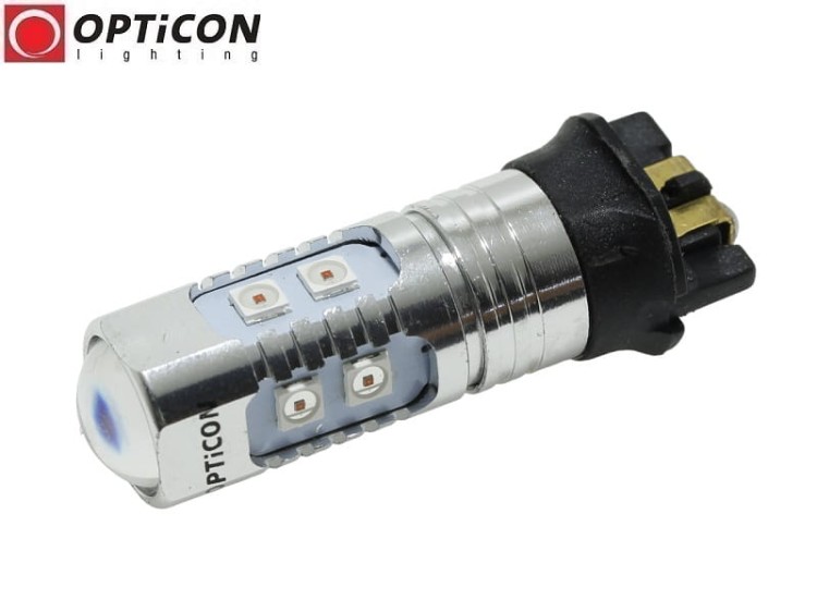 Żarówka Led PWy24W 12V DC 10x SMD3030 Pomarańczowy OPTICON PREMIUM