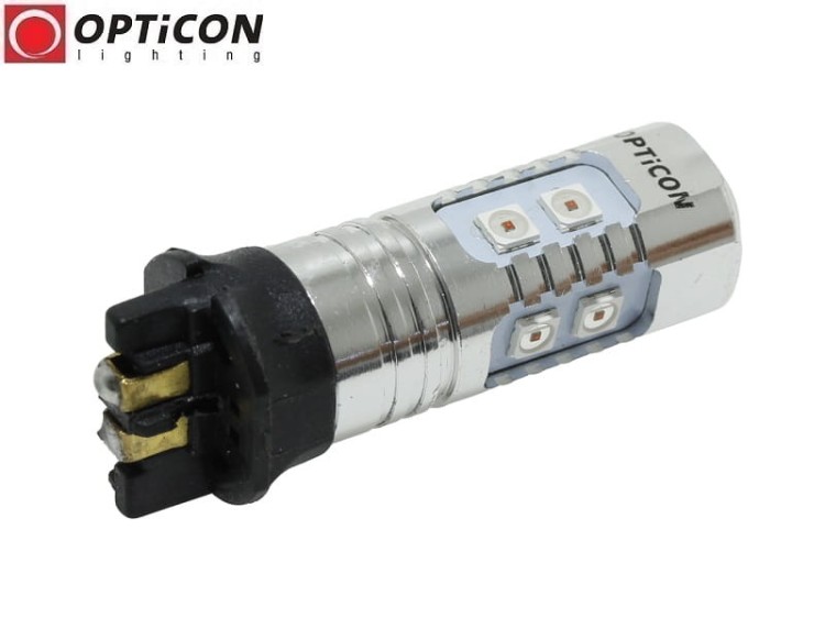 Żarówka Led PWy24W 12V DC 10x SMD3030 Pomarańczowy OPTICON PREMIUM