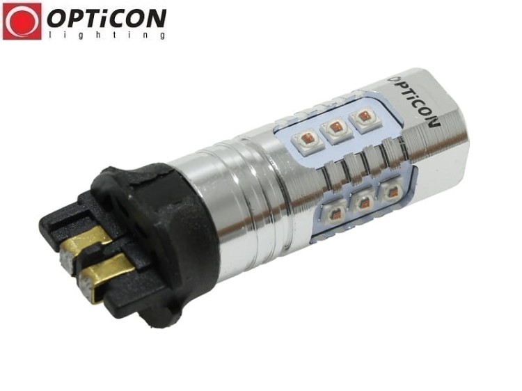 Żarówka Led PWy24W 12V DC 16x CREE SMD Pomarańczowy OPTICON PREMIUM
