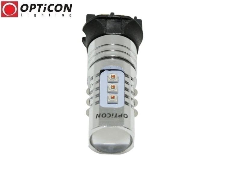 Żarówka Led PWy24W 12V DC 16x CREE SMD Pomarańczowy OPTICON PREMIUM
