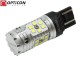 Żarówka Led W21W T20 7440 12V 24x SMD 3020 Biały Zimny 6000K CANBUS OPTICON PREMIUM