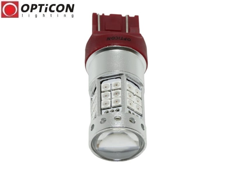 Żarówka Led W21W T20 7440 12V 42x SMD 3030 Czerwony CANBUS PREMIUM